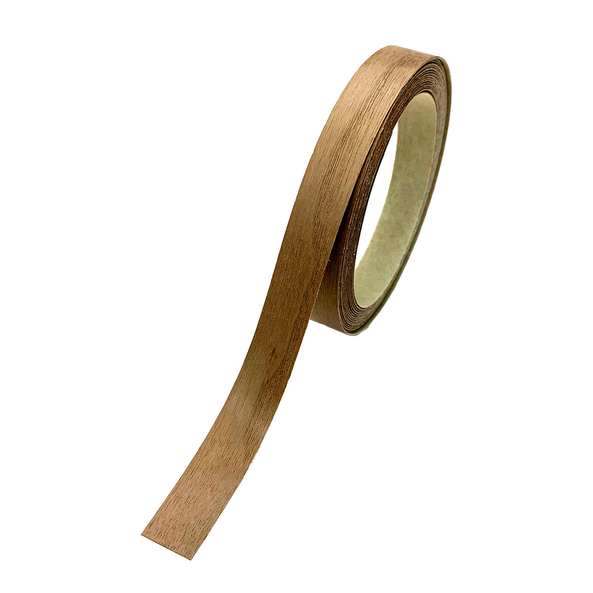 Walnut wood veneer grain detail