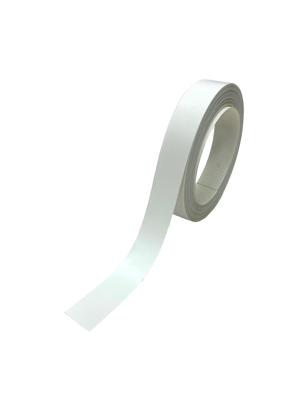White melamine edgebanding close-up