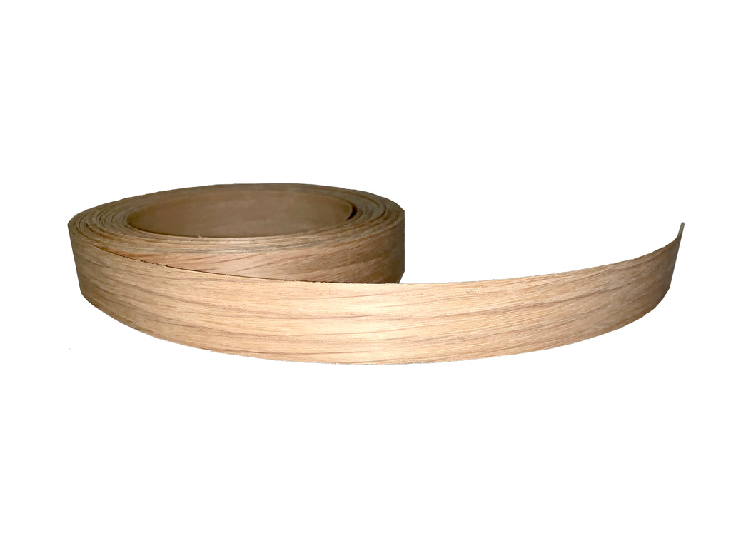 White oak wood veneer edgebanding detail