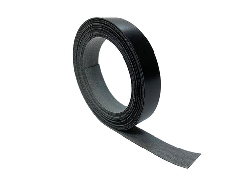 Black pre-glued melamine edgebanding